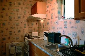 Conwy holiday cottage kitchen