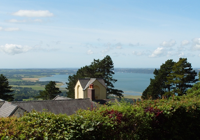 View from cottages