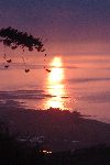 Sunset over Menai Straits